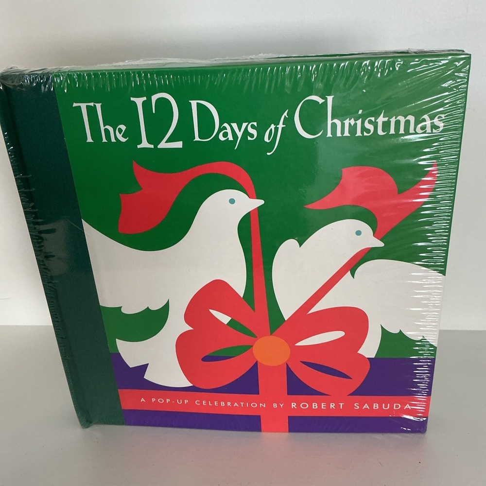 The 12 Days of Christmas Pop-Up Book Robert Sabuda Hardcover Vintage Sealed